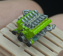 Load image into Gallery viewer, 1:64 3D V12 LS1 Engine Garage Mechanic Display Model Resin For Car New