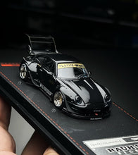 Load image into Gallery viewer, IG 1:64 Black RWB 993 Classic Sports Model Diecast Metal Car New Collection