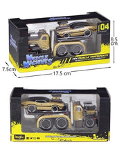 Load image into Gallery viewer, Maisto 1:64 1953 Mack B61 Flatbed Trailer Oldsmobile 442 Model Metal Car New