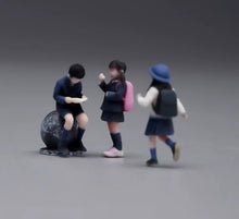 Load image into Gallery viewer, 1:64 Painted Figure Model Miniature Resin Diorama Toy Sand Uniform Student Kids