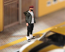 Load image into Gallery viewer, 1:64 Painted Figure Model Miniature Resin Diorama Toy Sand Street Trendy Man