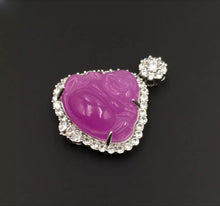 Load image into Gallery viewer, Nature Jade Laughing Buddha Pendant Necklace Gift Jewelry charm Blessing New E