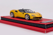 Load image into Gallery viewer, ART 1:64 Yellow SF90 Stradale Hard Top Sports Model Diecast Resin Car New