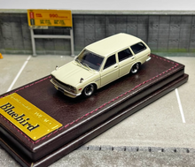 Load image into Gallery viewer, IG 1:64 White Datsun Wagon Bluebird 510 Sports Model Diecast Resin Car New