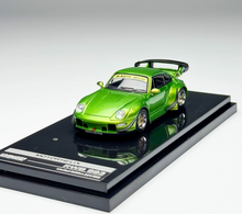 Load image into Gallery viewer, MH 1:64 Green RWB 993 Engine Sports Model Diecast Metal Car New Collection