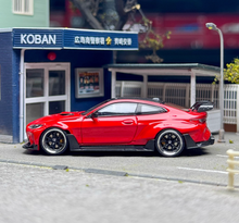 Load image into Gallery viewer, SW 1:64 Red M4 ADRO BODY KIT Coupe Sports Model Diecast Metal Car New Collection