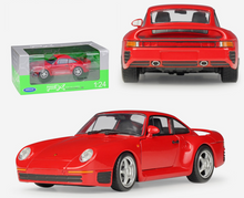 Load image into Gallery viewer, WELLY 1:24 959 Classic Super Racinng Sport Model Diecast Metal Car Display