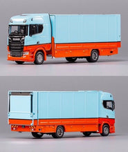 Load image into Gallery viewer, GCD 1:64 Blue Scania S730 Enclosed Double Deck Tow Truck Model Diecast Metal