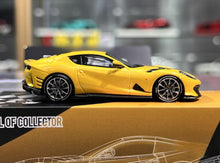 Load image into Gallery viewer, TOC 1:64 Yellow 812C Coupe Racing Sports Model Diecast Metal Car New Collection