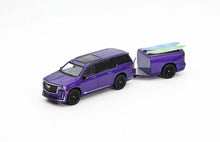 Load image into Gallery viewer, Shadow 1:64 Purple Escalade Cut Body Trailer Sport Model Diecast Metal Car New Collection