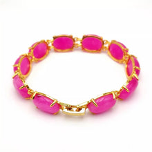 Load image into Gallery viewer, Nature Jade Beaded Bracelet Jewelry Blessing Lucky Fortune Gift For Her Pink Gg