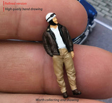 Load image into Gallery viewer, 1:64 Painted Figure Mini Model Miniature Resin Diorama Toy Pilot Airman Aviator
