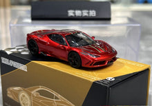 Load image into Gallery viewer, TOC 1:64 Red Black Rims 458 Speciale Sports Model Diecast Metal Car New Collection