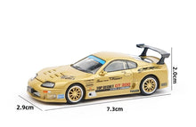 Load image into Gallery viewer, Poprace 1:64 Gold Supra GT300 Top Secret Sports Model Diecast Metal Car New Collection