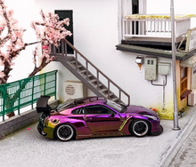 Load image into Gallery viewer, SOLO 1:64 JDM Purple GTR R35 LBWK PANDEM Sports Model Diecast Metal Car New