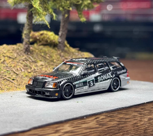 Load image into Gallery viewer, YS 1:64 Black S124 Wagon Widebody Sports Model Diecast Metal Car New Collection