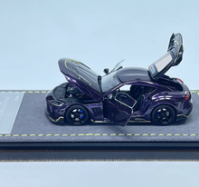 Load image into Gallery viewer, Topart 1:64 Purple GR Supra A90 Sports Open Model Diecast Metal Car Box New Collection
