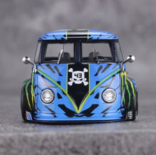 Load image into Gallery viewer, Liberty 1:64 Purple VW T1 6x6 Flatbed Tow Truck Model Diecast Metal Car New Collection