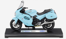 Load image into Gallery viewer, WELLY 1:18 2002 Blue Trophy Racing Sports Model Diecast Metal Motorcycle