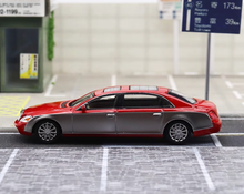 Load image into Gallery viewer, SH 1:64 Grey Red 62S Maybach Super Luxury Sedan Model Diecast Metal Car New
