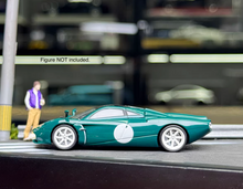 Load image into Gallery viewer, CM 1:64 Green Codalunga Racing Sports Model Diecast Metal Car New Collection