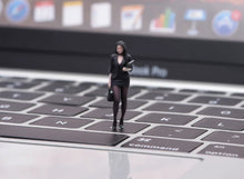 Load image into Gallery viewer, 1:64 Painted Figure Model Miniature Resin Diorama Toy Sand Office Lady Suit Sexy