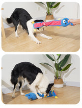 Load image into Gallery viewer, Dog Squeaky Toys Rabbie Shape Chew Puppy Fluffy Feeding Toy Teeth Grinding Pet