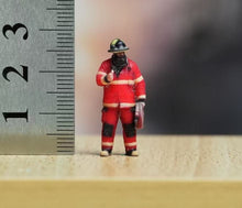 Load image into Gallery viewer, 1:64 Painted Figure Model Miniature Resin Diorama Sand Fire Man Firefighter Toy