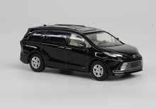 Load image into Gallery viewer, Masdi 1:64 Black Sienna MPV Mini Van Sports Model Diecast Metal Car BN