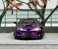 Load image into Gallery viewer, 1:64 LMLF Purple JDM Supra A80Z Pandem Sports Model Diecast Metal Car New Collection