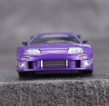 Load image into Gallery viewer, Minigt 1:64 Purple A80 GT300 Top Secret Sports Model Diecast Metal Car New Collection