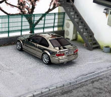 Load image into Gallery viewer, SH 1:64 Plating Silver M3 E46 Coupe Racing Sports Model Diecast Metal Car New