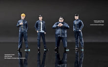 Load image into Gallery viewer, 1:64 Painted Figure Mini Model Miniature Resin Diorama Sand Uniform Boy Black New Collection