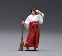 Load image into Gallery viewer, 1:64 Painted Figure Model Miniature Resin Sand Diorama Japanese Girl Woman Lady