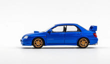 Load image into Gallery viewer, 1:64 Furuya Blue Impreza WRX STI VIII 8 Sedan Sport Model Diecast Metal Car