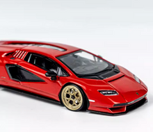 Load image into Gallery viewer, DM 1:64 Red Countach LPI800-4 Racing Sports Model Diecast Metal Car New Collection