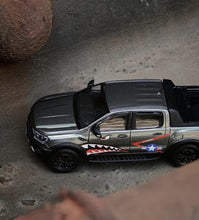 Load image into Gallery viewer, MK 1:64 Gray Shark Ranger Raptor Pickup Truck Sport Model Diecast Metal Car