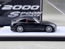 Load image into Gallery viewer, MT 1:64 JDM Black S2000 Spoon Sports Convertible Model Diecast Metal Car New Collection