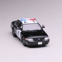 Load image into Gallery viewer, 1:64 596 Oakland Trooper Police Crown Victoria CV Model Diecast Metal Car New Collection