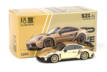 Load image into Gallery viewer, Poprace 1:64 Gold 992 Stinger GTR Racing Sports Model Diecast Metal Car New Collection