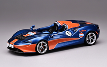 Load image into Gallery viewer, CM 1:64 Dark Blue Elva Super Racing Sports Model Toy Diecast Metal Car Box