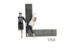 Load image into Gallery viewer, 1:64 Painted Figure Mini Model Miniature Resin Diorama Runner Athlete Sport Toy