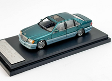 Load image into Gallery viewer, SW 1:64 Green S600 W140 VIP Sedan Sports Model Diecast Metal Car New Collection