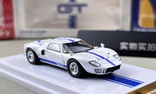 Load image into Gallery viewer, FY 1:64 White GT40 MK1 MK2 Coupe Racing Sports Model Diecast Metal Car New Collection