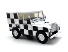 Load image into Gallery viewer, 1:76 White Land Rover Defender Desert Rescue ORV Model Diecast Metal Car New Collection