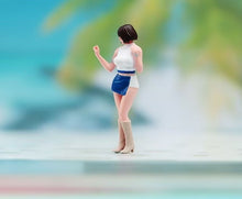 Load image into Gallery viewer, 1:64 Painted Figure Model Miniature Resin Diorama Sand Bikini Girl Lady Pretty