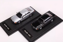 Load image into Gallery viewer, RM 1:64 1989 Silver Black 100 C3 Sedan Classic Model Diecast Metal Car New Collection