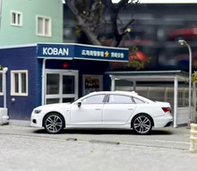 Load image into Gallery viewer, VAV 1:64 White A6L Luxury Sedan Sports Model Diecast Metal Car New Collection