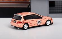 Load image into Gallery viewer, SW 1:64 JDM EG6 Civic SIR Pink #23 Hatchback Sport Model Diecast Metal Car New Collection