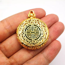 Load image into Gallery viewer, Nature Jade Pendant Necklace Gift Jewelry charm Blessing Lucky Elegant Green